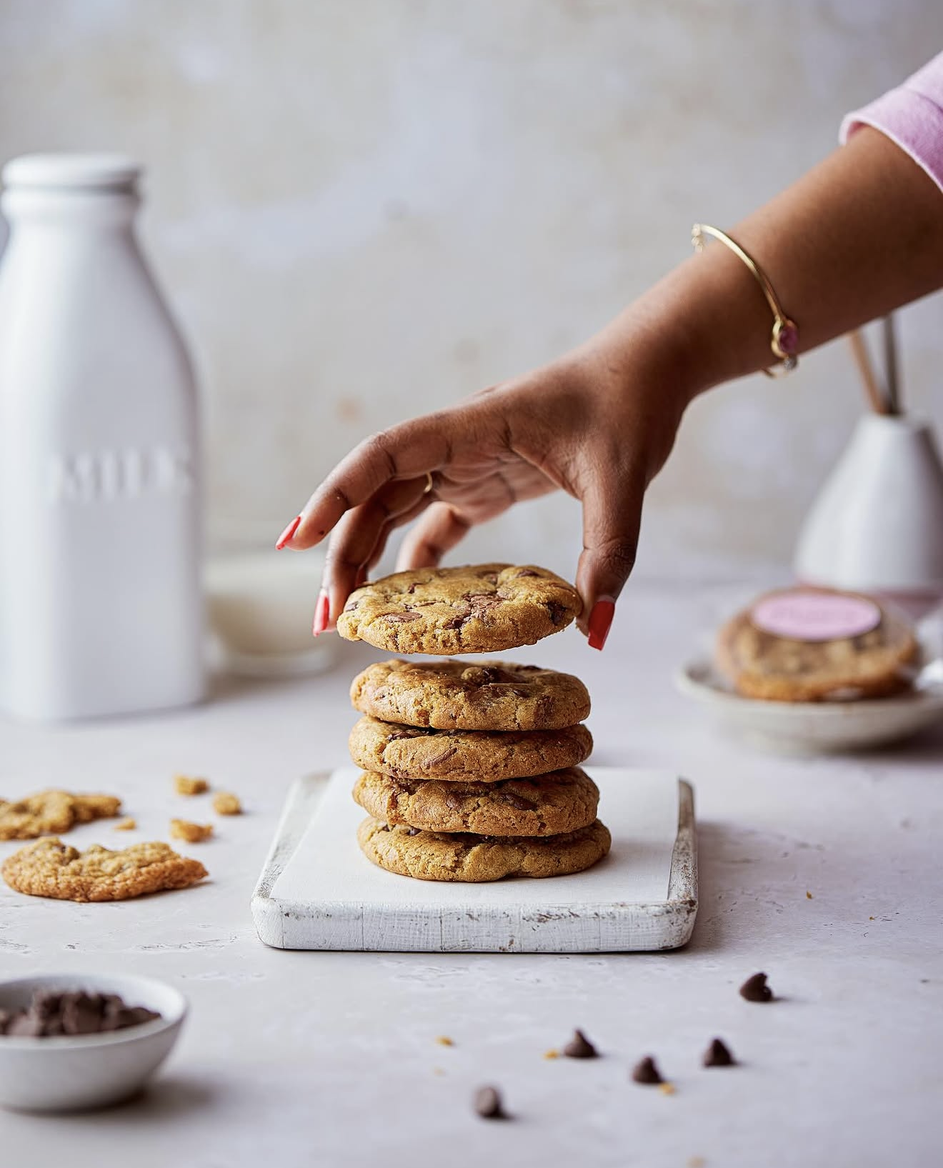 Fresh cookie stack